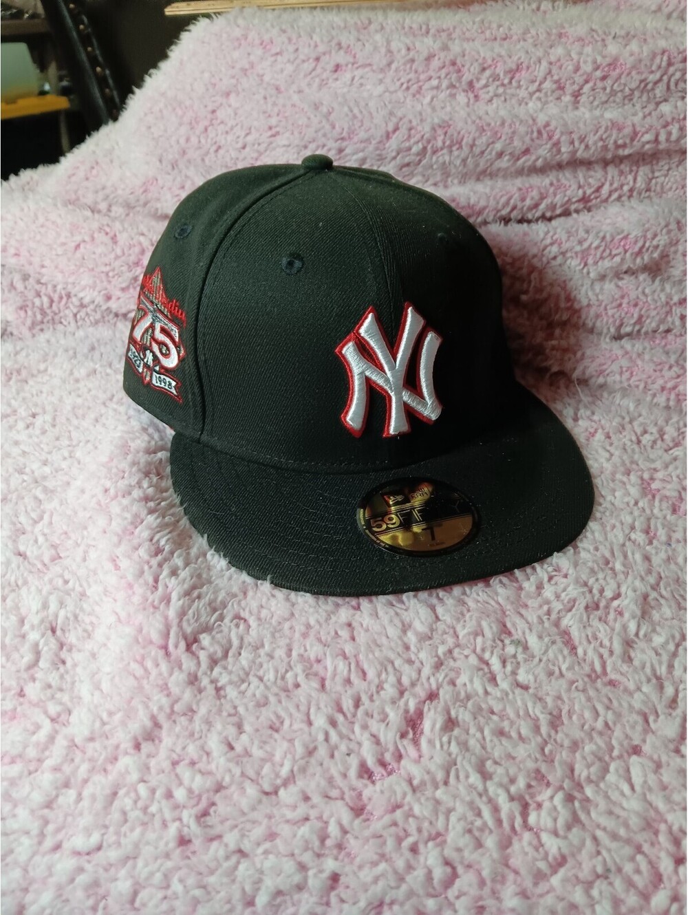 New Era New York Yankees 75th Anniversary 7 55.8cm Fitted Baseball Cap